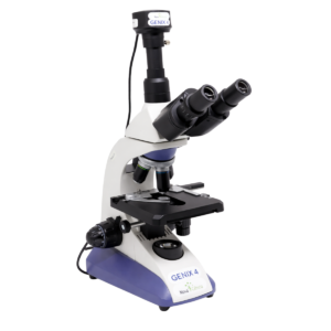 Microscópio Genix 4 com Câmera de Alta Resolução